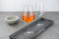 Stielglas | mit lustigen Sprüchen | 0,4 l | Its Aperol o´clock