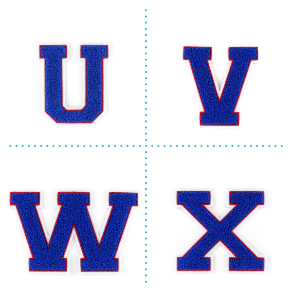 52-teiliges Alphabet Aufnäher-Set – Bestickte Buchstaben A-Z, Zum Aufbügeln Oder Aufnähen