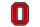 Frottee Aufnäher Zahl 0-9 | Rot, Weiß, Schwarz | 9,5 cm hoch | Varsity Number 0