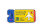 Pin Flugticket | Boarding Pass "Adventure awaits" | Blau Gelb