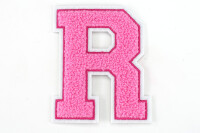 Frottee Buchstaben Aufnäher A-Z | Rosa, Pink,...