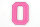 Frottee Aufnäher Zahl 0-9 | Rosa, Pink, Weiß | 9,5 cm hoch | Varsity Number 0