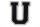 Frottee Aufnäher Buchstabe A-Z | Schwarz, Weiß, Grau | 9,5 cm hoch | Varsity Letter U