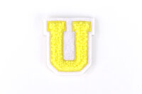 Buchstaben Aufnäher klein 4,2 cm hoch | Gelb,...