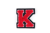 Kleiner Buchstaben Aufnäher 4,2 cm hoch | Rot,...