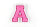 Kleiner Buchstaben Aufnäher 4,2 cm hoch | Frottee Rosa, Pink, Weiß | A