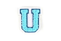 Kleiner Buchstaben Aufnäher 4,2 cm hoch | Frottee...